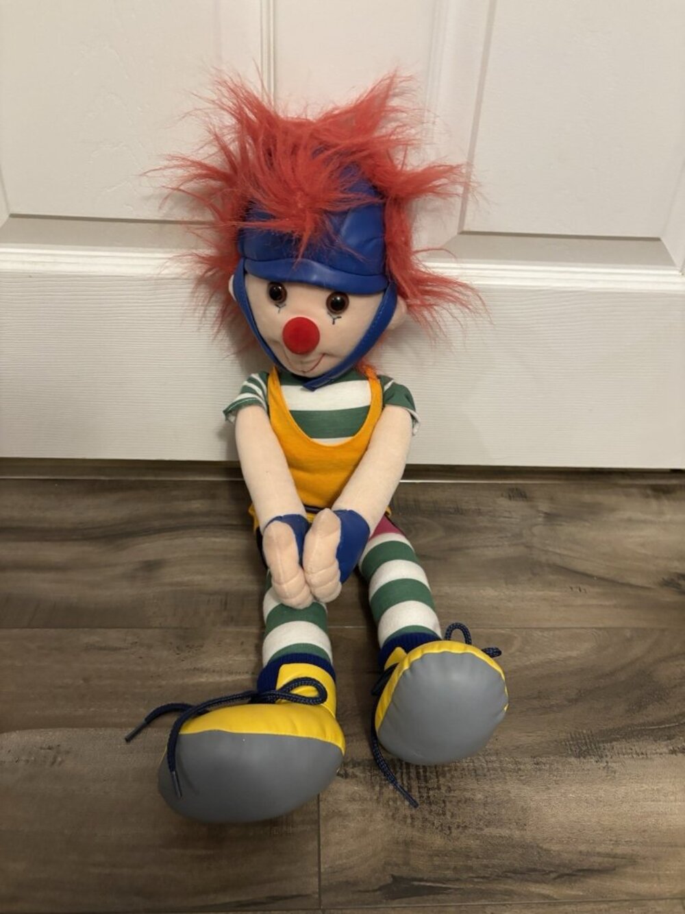 Vintage 2002 Major Bedhead Plush Doll Big Comfy Couch Rare Clown Toy
